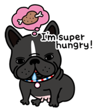 French bulldog Gomaco and Hana English sticker #7068067