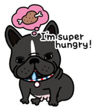 French bulldog Gomaco and Hana English sticker #7068067