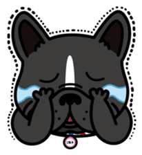 French bulldog Gomaco and Hana English sticker #7068085
