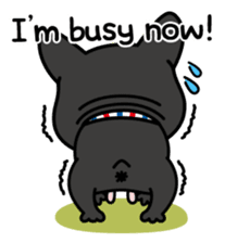 French bulldog Gomaco and Hana English sticker #7068092