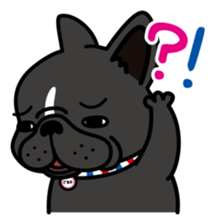 French bulldog Gomaco and Hana English sticker #7068099