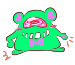 One Eye. animals(Emoticon) sticker #7068673