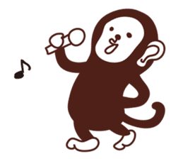 Monkey, sticker #7068963