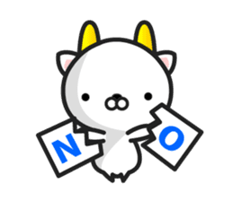 GoatCat"Horn-kitty" sticker #7069065