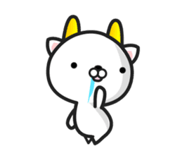 GoatCat"Horn-kitty" sticker #7069068