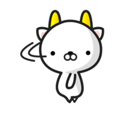 GoatCat"Horn-kitty" sticker #7069073