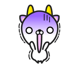 GoatCat"Horn-kitty" sticker #7069075