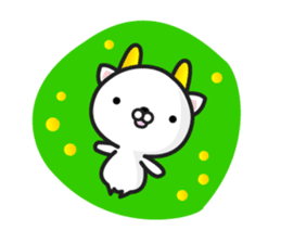 GoatCat"Horn-kitty" sticker #7069076