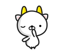 GoatCat"Horn-kitty" sticker #7069077