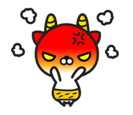 GoatCat"Horn-kitty" sticker #7069082