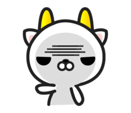 GoatCat"Horn-kitty" sticker #7069083
