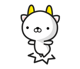 GoatCat"Horn-kitty" sticker #7069087