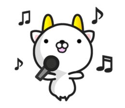 GoatCat"Horn-kitty" sticker #7069088