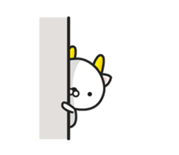 GoatCat"Horn-kitty" sticker #7069092