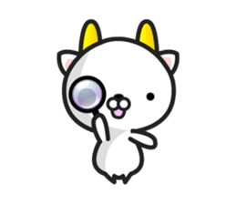 GoatCat"Horn-kitty" sticker #7069096