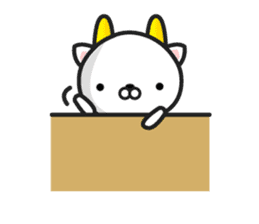 GoatCat"Horn-kitty" sticker #7069099
