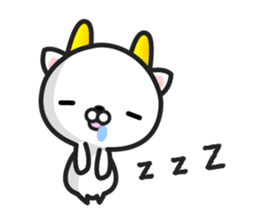 GoatCat"Horn-kitty" sticker #7069103