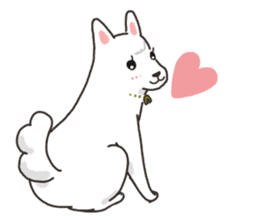 Ladylike dog girl "Namikoro" sticker #7069173