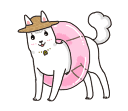 Ladylike dog girl "Namikoro" sticker #7069189