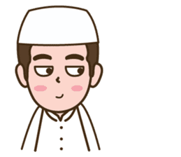 Alif : Muslim Boy sticker #7069532