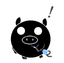 TONpig  For dart players sticker #7069910