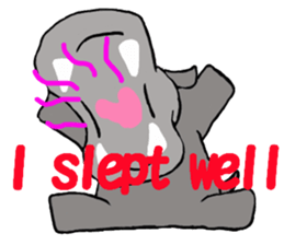 Feeling of the hippopotamus  ver.English sticker #7070516