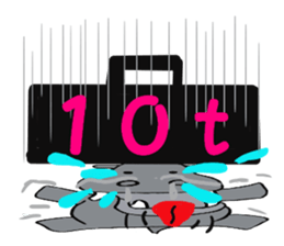 Feeling of the hippopotamus  ver.English sticker #7070549