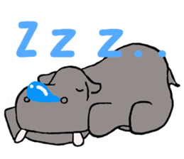 Feeling of the hippopotamus  ver.English sticker #7070550