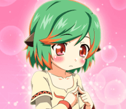 Yuu and her friends sticker #7070556