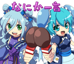 Yuu and her friends sticker #7070564