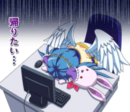 Yuu and her friends sticker #7070576