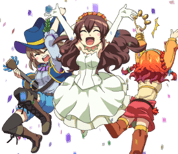 Yuu and her friends sticker #7070577