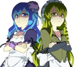 Yuu and her friends sticker #7070581