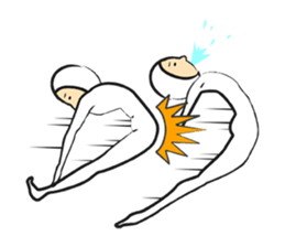 Re:A swimmer and pleasant friends sticker #7070685