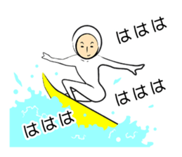 Re:A swimmer and pleasant friends sticker #7070688