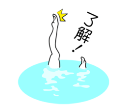 Re:A swimmer and pleasant friends sticker #7070695