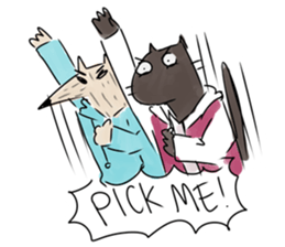 Mil and Mel sticker #7070925