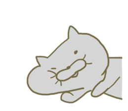 Large size of the cat sticker #7071315