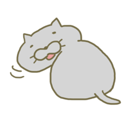 Large size of the cat sticker #7071316