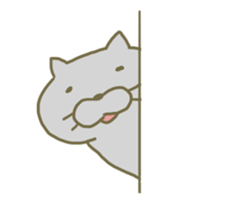 Large size of the cat sticker #7071322