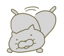 Large size of the cat sticker #7071325