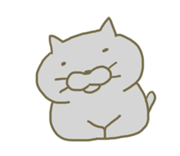 Large size of the cat sticker #7071326