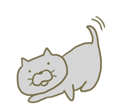 Large size of the cat sticker #7071346