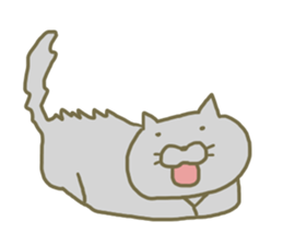 Large size of the cat sticker #7071348