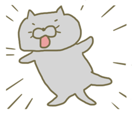 Large size of the cat sticker #7071351