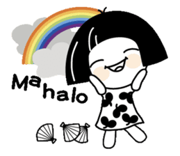 Warako will go on a trinp to Hawaii. sticker #7071561