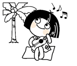 Warako will go on a trinp to Hawaii. sticker #7071563