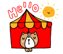 Lovely cat by ngingi sticker #7071668