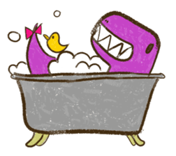 Crayon Dino: The Original Big-T sticker #7072072