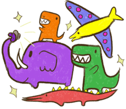 Crayon Dino: The Original Big-T sticker #7072087